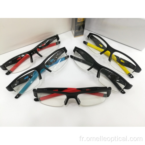 Mode masculine Lunettes demi-monture